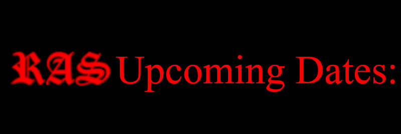 Upcoming Dates